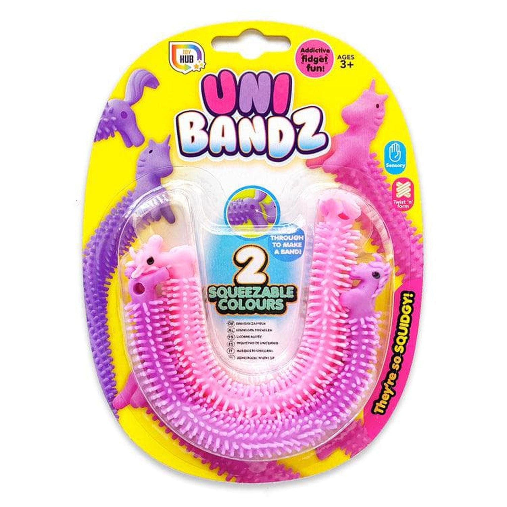 Unicorn Squidgy Bandz x 2 - PoundToys
